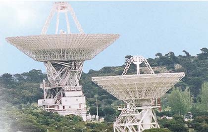 Antenas de la Estación Espacial de Robledo de Chavela