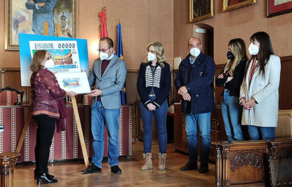 Presentación del cupón de la ONCE dedicado al Carnaval de CIudad Rodrigo