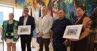 Presentación cupón Centenario de la Confederación Hidrográfica del Segura