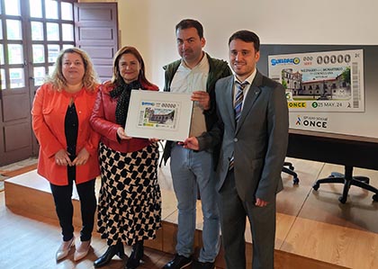Presentación del cupón dedicado al Milenario del Monasterio de San Salvador, en Cornellana