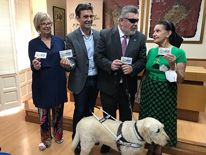 Presentación del cupón dedicado al Centenario del Concurso de Cante Jondo del Centro Artístico de Granada