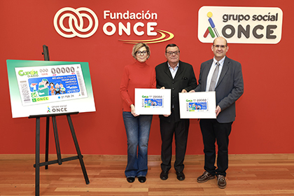 Presentación del cupón de la ONCE dedicado al 40 aniversario del primer trasplante hepático realizado en España