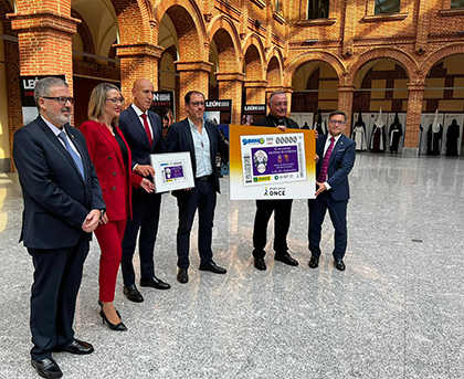 Presentación del cupón dedicado al 33 Encuentro Nacional de Cofradías