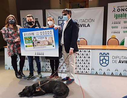 Presentación del cupón dedicado a la XX edición del Mercado Medieval de La Adrada