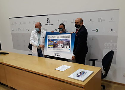 Presentación del cupón dedicado al Hospital de Ciudad Real