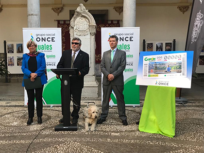 Presentación del cupón dedicado al Mirador de San Nicolás (Granada)