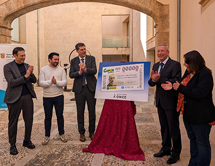 Presentación del cupón dedicado al Centenario del fallecimiento del poeta Joan Alcover