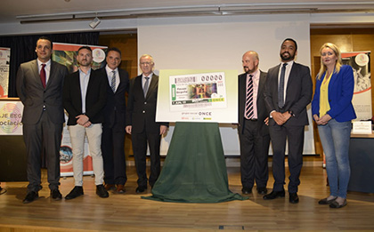 Presentación del cupón de la ONCE dedicado al Pasaje Begoña de Torremolinos