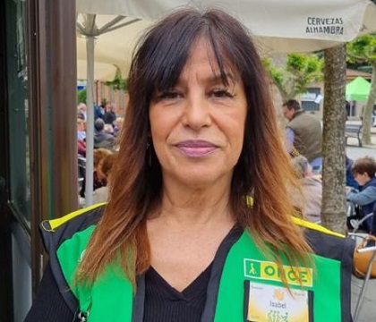 La agente vendedora de la ONCE Isabel Pérez Martínez