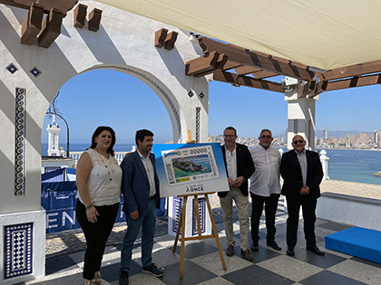 Presentación del cupón dedicado a Benidorm