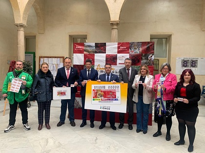 Presentación del cupón dedicado a la Romería de la Virgen de la Cabeza de Andújar