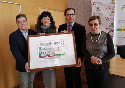 presentación del cupón de la ONCE dedicado al Teatro Calderón de Valladolid