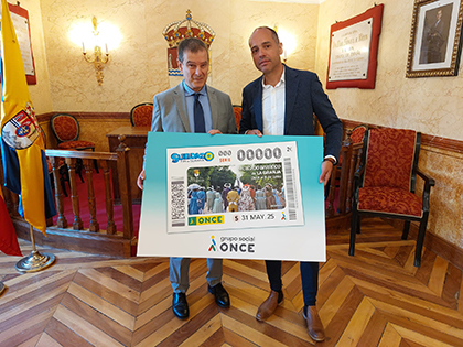 PRESENTACIÓN DEL CUPON DE LA ONCE DEDICADO AL MERCADO BARROCO DE LA GRANJA DE SAN ILDEFONSO