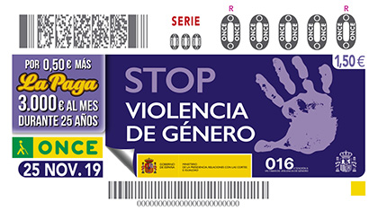 25-N Cupón contra la Violencia de Género