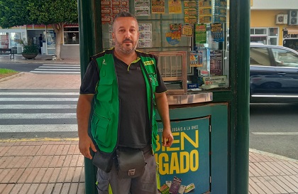 El vendedor José David Santana Ramos