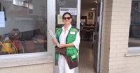 María Isabel, vendedora que ha dejado el premio mayor en O Grove