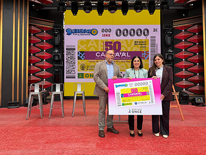 PRESENTACIÓN DEL CUPÓN DEDICADO AL 50 ANIVERSARIO DEL CARNAVAL DE LAS PALMAS