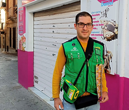 Francisco Miguel Cañada, vendedor que ha dado un Sueldazo en Almuñécar