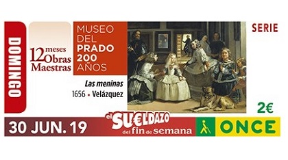 Cupón de la ONCE dedicado a Las Meninas