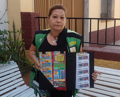 María Dolores Alonso, VENDEDORA ONCE EN VICAR