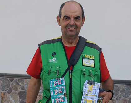 ALBERTO GONZÁLEZ ORTEGA, VENDEDOR ONCE EN TELDE