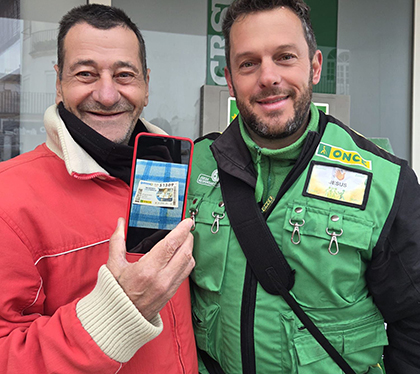 Jesús Álvarez y acertante