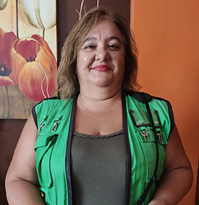 Olga María, vendedora de la ONCE que ha repartido el Cuponazo