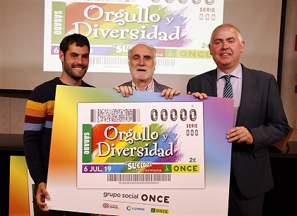 Presentación del cupón dedicado a LGTBI