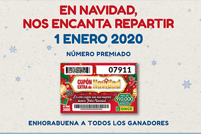 Número premiado Extra Navidad 2020