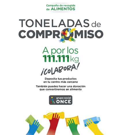 Cartel Campaña Toneladas de Compromiso