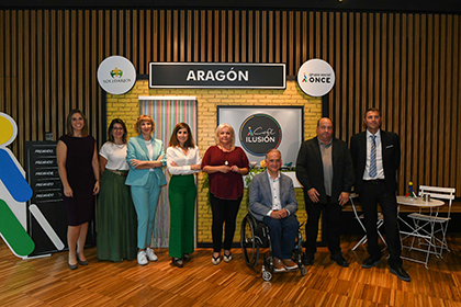 Galardonados con los Premios Solidarios Grupo Social ONCE Aragón 2022