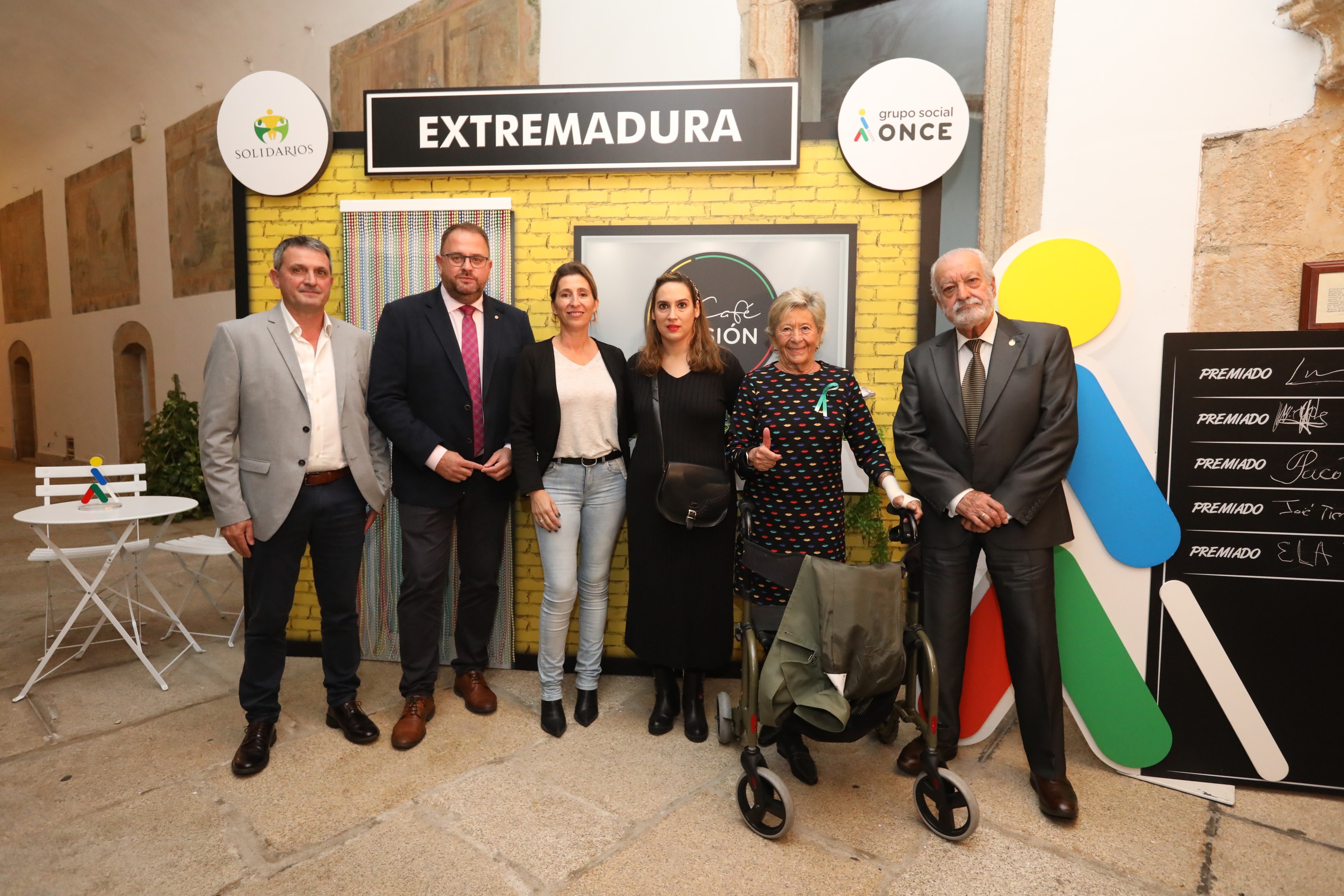 Premiados Premios Solidarios Grupo Social ONCE Extremadura 2022
