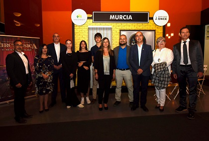 Imagen de los ganadores de los Premios Solidarios ONCE Región de Murcia 2022