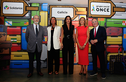 Galardonados con los Premios Solidarios Grupo Social ONCE Galicia 2023