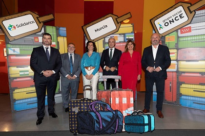 Imagen de los premiados en los Premios Solidarios Grupo Social ONCE Región de Murcia 2023