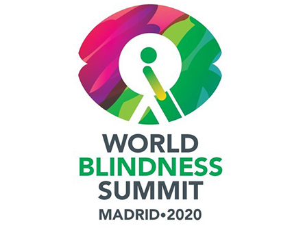 Logo de World Blindness Summit Madrid 2020