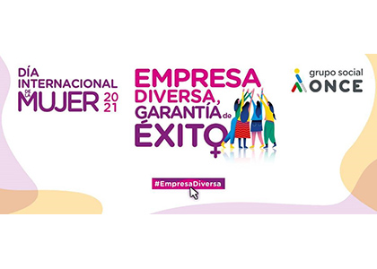 Imagen institucional del Día Internacional de la Mujer 2021