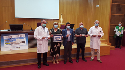 Presentación del cupón de la ONCE dedicado al Hospital General Universitario de Alicante