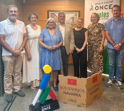 Foto del jurado de los Premios Solidarios Grupo Social ONCE Navarra 2026