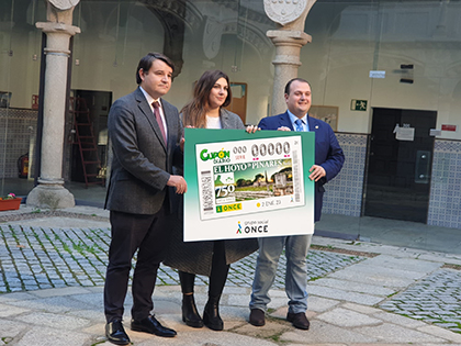 Presentación del cupón dedicado al 750 aniversario de El Hoyo de Pinares