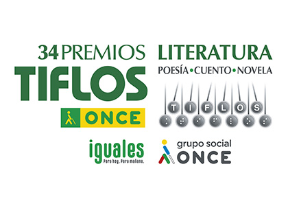 Cartel de los 34 Premios Tiflos de Literatura