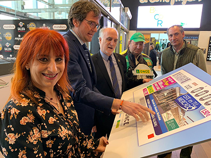 Presentación del cupón dedicado al Mercado de Abastos de Vitoria-Gasteiz 