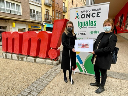 Presentación del cupón de la ONCE dedicado al Mercado Municipal de Soria