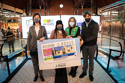 Presentación del cupón dedicado al Mercat Central de Tarragona