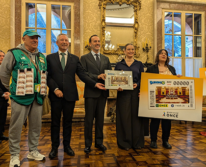 Presentación del cupón dedicado al Parlament de Illes Balears