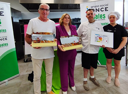 Presentación del cupón dedicado a los piononos granadinos