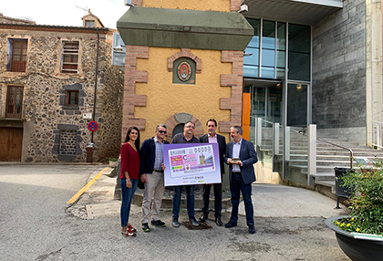 Presentación del cupón dedicado al Reloj de la Torre de Sant Roc