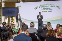 El director general de la ONCE y el secretario general, Ángel Sánchez y Jorge Íniguez respectivamente