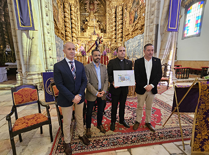 Presentación del cupón de la ONCE dedicado a la Cofradía del Señor de los Pasos de Olivenza