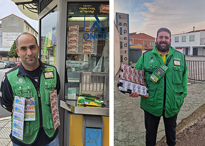 Vendedores de los premios del Sueldazo de este fon de semana